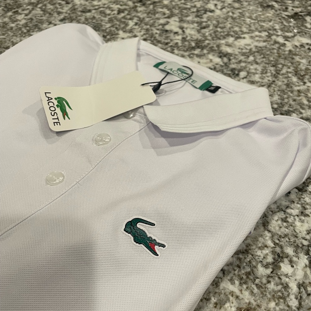 Lacoste Men's Polo Shirt (White) Size: L